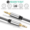 Stereo Audio Aux DC 3.5 mm Auxiliary Cable